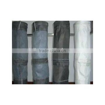 teflon coated woven fiberglass dust collector filter bag , vibration bag filter