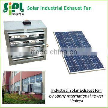 Industrial Ventilation Large Fan 810mm Blades size Powered by 250 watt Solar Panel