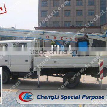 16 m high altitude operation truck for sale, 16 m bucket booming truck for sale, 16 m overhead working truck for sale