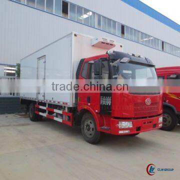 220hp 4*2 FAW Refrigerator Truck 15ton