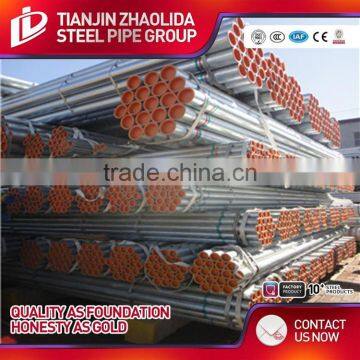 Q195 Q235 Q345 Material Welded Z60 Min Pre Galvanized Round Pipe / Tube for Fence Post photo-6