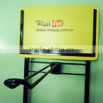 Metal Shop Standing There-Tier 3-Hook Pillow Display Rack