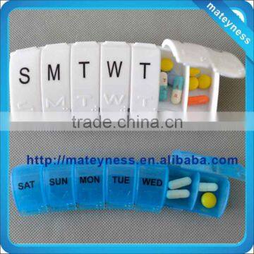 Promotional Plastic Pill Boxes with Braille