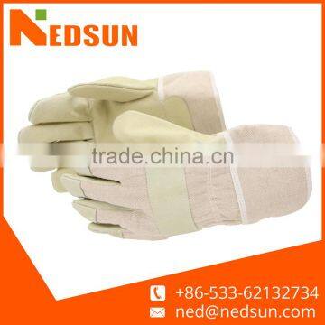 Protection pigskin protective split leather working gloves