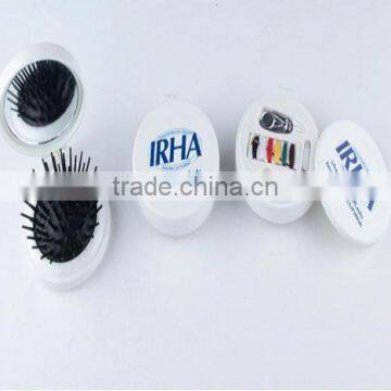 2016 new product round Sewing Box Kit with Comb Mirror needlework