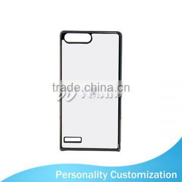 Simple Style 2D Sublimation Custom Printed 5 Inch Black Color Plastic Phone Case With Aluminum Sheet For Ascend P7 photo-3