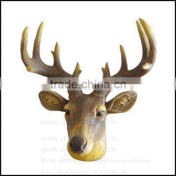 shop wall -mounted resin deer animal head statue and sculpture