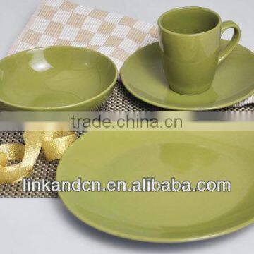 KC-00244/4-piece coffee table set/round shape/solid color
