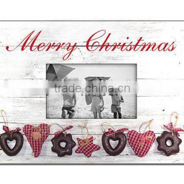 MDF Paper Decal Christmas Photo Frame