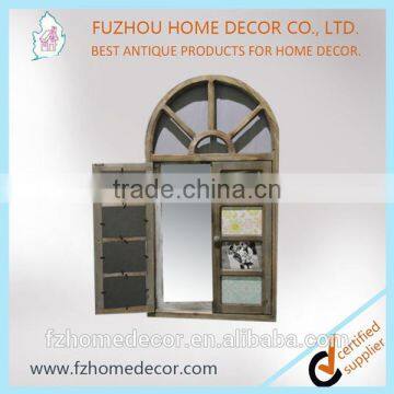 decorative fancy Mirror frames/window door mirror with 8 photo frames