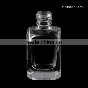 high white glass nail polish remover bottle15ml