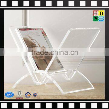 custom design one grade acrylic book shelf PMMA lucite top quality acrylic file holder new plexiglasst acrylic office supplies