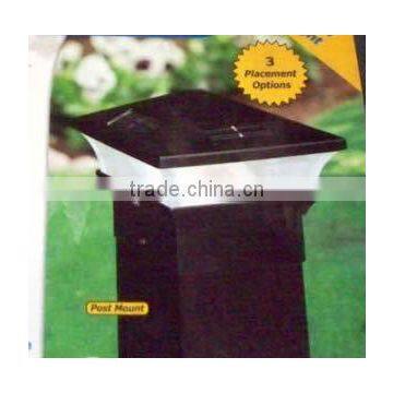 1-PC PAGODA II Plastic Solar Post Cap Garden Deck Light photo-4