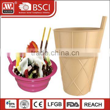 Round New Home tools plastic ice cream cup