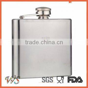 WSJJYY048 Sanding Polished Quality Assurance Hip Flask Sets Stainless Steel Hip Flask/ Liquor Flask /drink Pot photo-2
