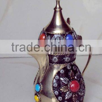 Decorative Dalla arabic coffee pot, arabic coffee pot, dalla arabic, dalla dubai, brass coffee pot, metal arabian coffee pot