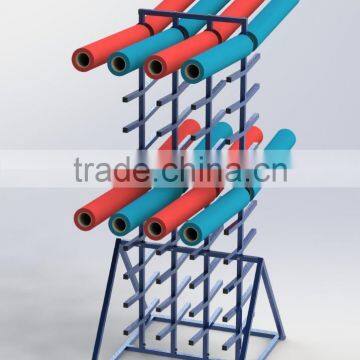 SDI_1061D 2 Way Floor Standing 88 Vinyl Roll Rack