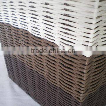 Excellent Quality Customized Cheap Colored Plastic Woven Basket of Dirty Laundry photo-4