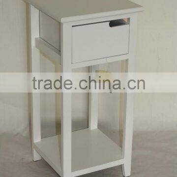 Simple Style Table With Drawer Side Table Living Home Tea Table photo-5