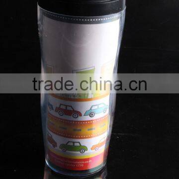 Double Wall Plastic Eco Friendly Coffee Travel Mug With Lid photo-6