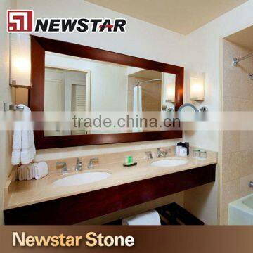Newstar Beige Marble Vanity Top Marble Stone Bathroom Vanity Top photo-2