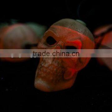 China Manufacturer Plastic LED String Light Skull Halloween Decorations photo-3
