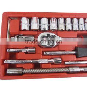 46pcs Socket Set 1/4" Auto Repair Tool Car Ratchet Wrench Set photo-4