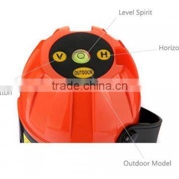 Laser Level (4V1H) Infrared Rotary Cross Line With Detectors Horizontal and Vertical Laser photo-3