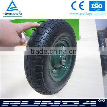 400mm wheelbarrow rubber wheels