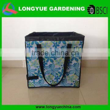 Eco-friendly convenient garden square plastic leaves bag