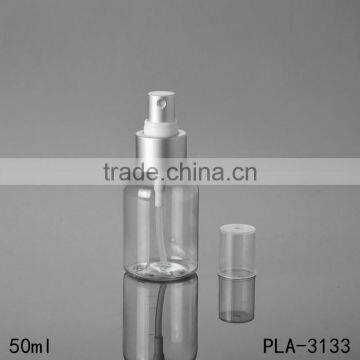 50ml Hot Products Gold Aluminum Spray Clear Pet Spray Bottle Perfume Cosmetic Water Plastic Spray Bottle Cost Price Wholesale photo-3