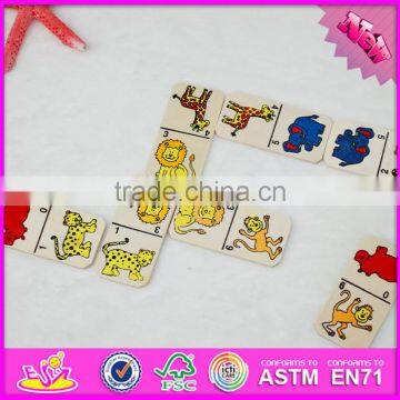 2016 Hot Sale Educational Children Wooden Domino Building Blocks W15A067 photo-4