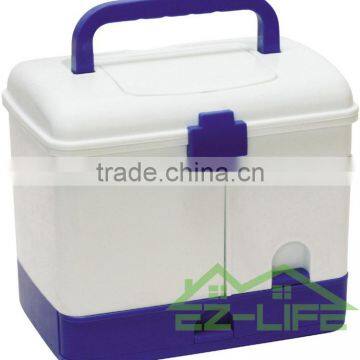 2016 New Design Rattan Plastic First Aid Emergency Medical Cheap Family Samall Accessories Storage Box/organizer/case/kit