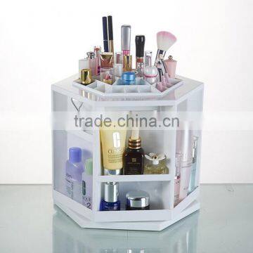 High Quality ABS Big Rotatable Cosmetics Display Shelf Wholesale photo-3