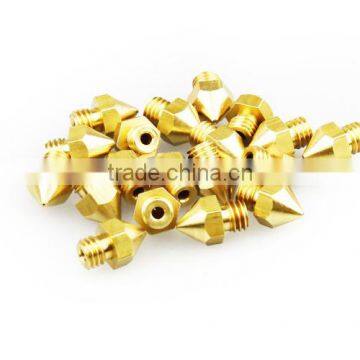 0.2mm 0.3mm 0.4mm 0.5mm 0.6mm Copper Nozzle Extruder Print Head 3D Printer Spray photo-3