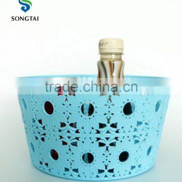 2016 New Type pp Circular Plastic Basket With Sunflower photo-3