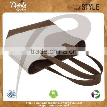 12 OZ Natural Canvas Tote Bag With Eva Padding & Inside Polyester Lining With PU Handle & Bottom With Top Zip Closure photo-5