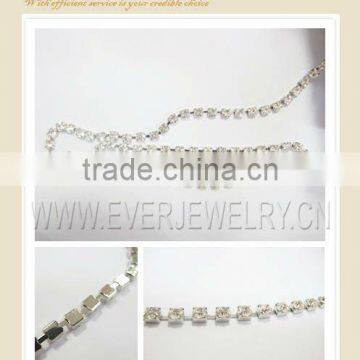 MC chaton cup chain,stone cup chain