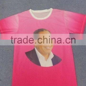 100% Polyester Mesh Presiden Election T-shirt Sublimation photo-3