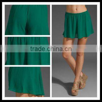 12SK002 Jade GreenLady fashion skirt,latest design.