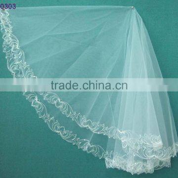 Hot sale wholesale belly dance silk muslim wedding veils and accessories