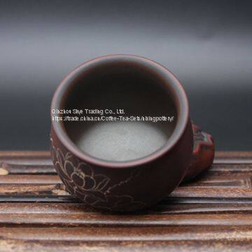 Nixing Lotus Flower Tea Cup Handmade Tea Cup Set Clay Tea Cup photo-3