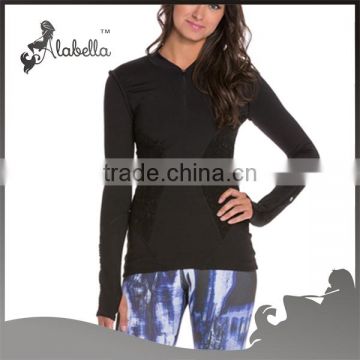 Womens long sleeve Workout Clothing Running Shirt