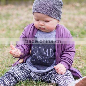 2017 New Arrival Long Sleeve Winter Autum OEM Children's Boutique Baby Clothing Custom Cotton Printed t Shirt photo-2