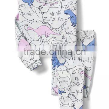 Dinosaurs printed kids pajamas set