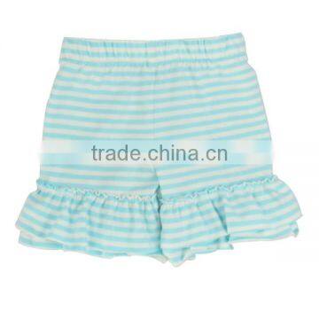 2017 Kaiyo Cotton Stripe Many Colors Child Designer Clothes Girl Ruffle Shorts photo-6