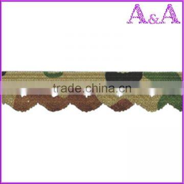 New Arrival Black HIGHTOP Garment Use Lace Elastic Webbing Nylon Knitted Tapes Soft Bra Shoulder photo-3