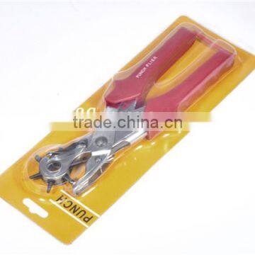 Jewelry Tools Hand Pliers Tool Red Adjustable Leather Belt Hole Punches photo-4