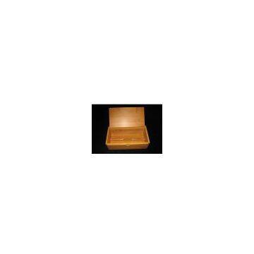 bamboo clamshell type handkerchief box