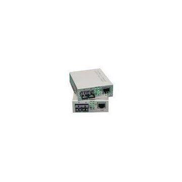 Single Mode Fiber Optic Media Converter Gigabit To Rj45 1550nm 10Base-T / 100Base-TX